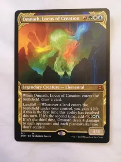 Omnath, Locus of Creation (Showcase) [Zendikar Rising] MTG Near Mint/Mint - Image 1