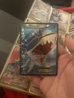 Pokemon Sharpedo EX Primal Clash XY Full Art Ultra Rare TCG Card 152/160 NMint - Image 1