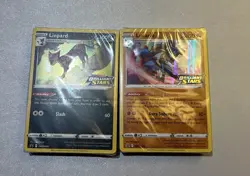 Liepard & Lucario - Prerelease Holo Promo - Pokemon Brilliant Stars NEW & SEALED - Image 1