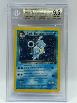 Pokemon Dark Blastoise #3 Team Rocket Holo Rare BGS 9.5 Gem Mint POP 23 - Image 1