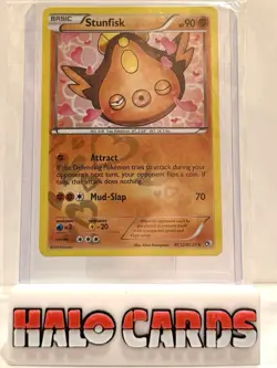 PACK FRESH Stunfisk RC12/RC25 Reverse Holo Pokemon 2013 Legendary Treasures HF - Image 1