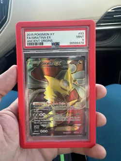 2015 POKEMON XY ANCIENT ORIGINS #93 FULL ART/Giratina EX PSA 9 - Image 1