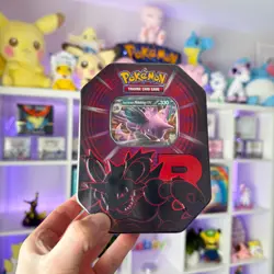 Pokemon TCG: Team Rocket Tin Nidoking - 4 x Booster Packs (Opened Live) - Image 1