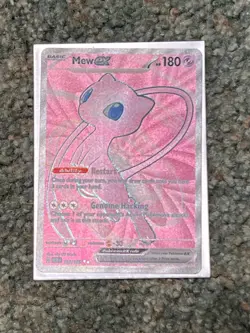 Mew ex Full Art Ultra Rare 193/165 Scarlet & Violet 151 NM English Pokemon TCG - Image 1