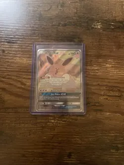 Pokemon TCG Eevee GX SM233 Full Art Black Star Promo Sun & Moon - Image 1