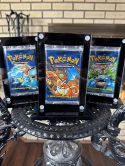 Pokemon Base Set Booster Pack - Art set - Venusaur Charizard Blastoise - Image 1