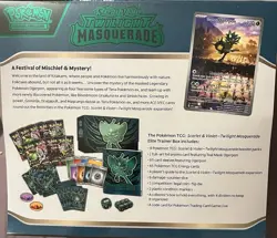Pokemon TCG Twilight ETB Scarlet & Violet Masquerade Elite Trainer Box NEW - Image 3