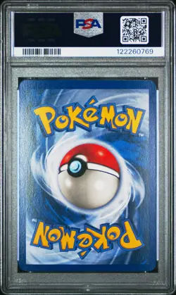 1999 POKEMON FOSSIL 1ST ED #4 DRAGONITE-HOLO PSA 8 - Image 2