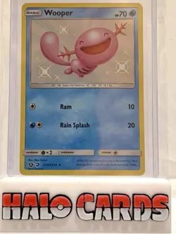 PACK FRESH Pokemon TCG Wooper SV9/SV94 Hidden Fates Shiny Vault Holo Rare HF - Image 1