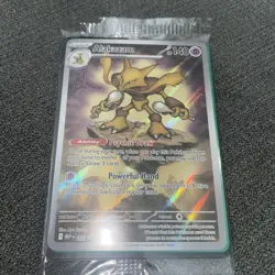 Pokemon TCG Alakazam 009 Black Star Promo Mega Evolution Sealed - Image 1