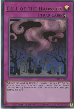 Yugioh Call Of The Haunted LART-EN009 Ultra Rare Limited Edition Sealed NM - Image 1