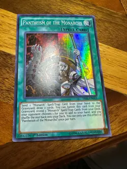 Pantheism of the Monarchs SR01-EN023 1st Edition Super Rare PL + BONUS - Image 1