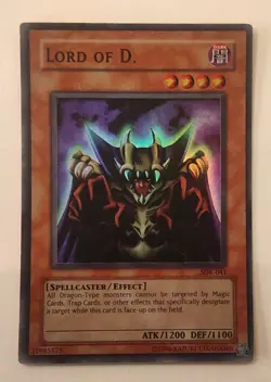 Lord of D. SDK-041 Unlimited Super Rare Holo Yugioh TCG - LP - Image 1