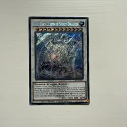 25LP-EN020 “Blue-eyes Ultimate Spirit Dragon” Secret Rare Emblazoned Stamp LTD - Image 1