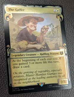 MtG Magic The Gaffer Showcase Foil Rare Lord of the Rings Commander LTC #0414 x1 - Image 2