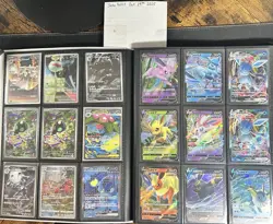 “updated” Pokemon Binder Collection Lot 100+ Cards🔥 With Binder. Valued At $690 - Image 4