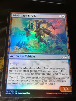 Mobilizer Mech FOIL , Kamigawa Neon Dynasty , NM ,MTG,FREE SHIPPING - Image 2