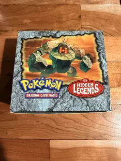 2004 Pokemon EX Hidden Legends Booster Box EMPTY (NO CARDS) SEE PHOTOS! - Image 1