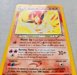 Pokemon TCG Light Flareon Card 46/105 Neo Destiny 2002 - Image 3