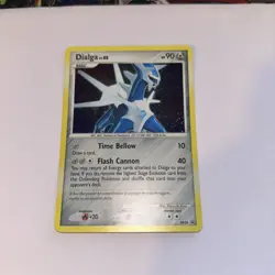 Pokemon TCG Dialga LV.68 DP26 Black Star Promo Holo SWIRL Pokemon Card LP - Image 1