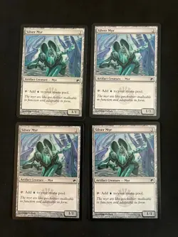 Silver Myr x4 [Scars of Mirrodin] Magic MTG Cards LP - Image 1