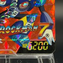 Mega Man 7 Freeze #3 Carddass Prism Holo Card Mega RockmanX Capcom Bandai Japan - Image 5