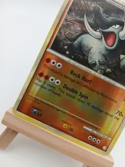 Phanpy 77/123 & Donphan 40/123 HeartGold SoulSilver Reverse Holos Pokemon Cards - Image 4