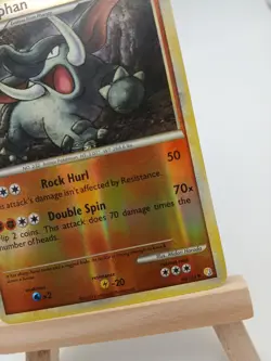 Phanpy 77/123 & Donphan 40/123 HeartGold SoulSilver Reverse Holos Pokemon Cards - Image 5