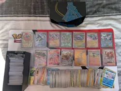 Mega Evolutions Elite Trainer Box + 010 Riolu Promo + Bulk Pokemon Cards + Rares - Image 1