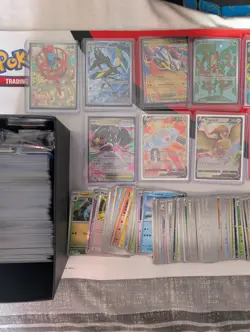Mega Evolutions Elite Trainer Box + 010 Riolu Promo + Bulk Pokemon Cards + Rares - Image 2