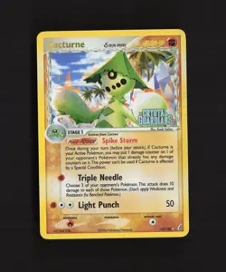Cacturne 15/100 EX Crystal Guardians Reverse Holo Stamped Pokemon Card LP - Image 1