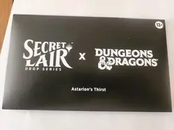 MTG Secret Lair x Dungeons & Dragons Astarion's Thirst Non-Foil Edition SEALED - Image 1