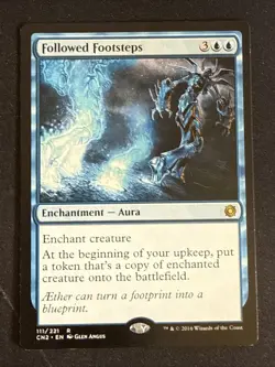 1x Followed Footsteps (111) Conspiracy: Take the Crown LP MTG Magic the Gatherin - Image 1