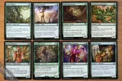 Set of 8 Green Ramp & Mana Dorks *Unplayed NM* Paradise Druid (Magic MTG) - Image 1
