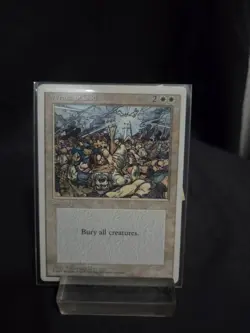 Wrath of God - Revised Edition 1994 - Near Mint Vintage MTG Rare - Clean White B - Image 2