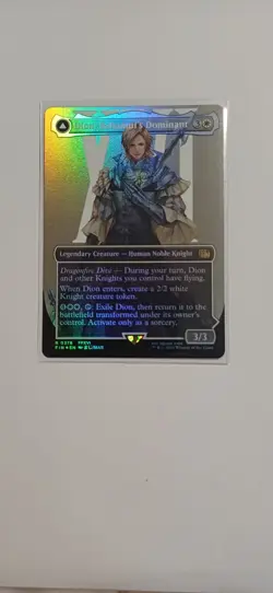 Dion Bahamut's Dominant | Borderless | Foil | MTG | FIN | Near Mint | English EN - Image 1