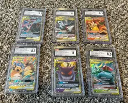 Pokemon Chinese Tag Team CGC Graded Bundle Lot - Image 1