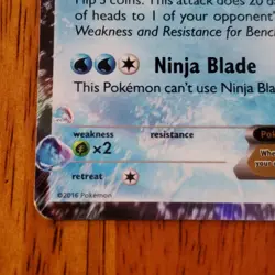 TCG Pokemon English Ash-Greninja EX XY133 XY Holo MP - Image 4