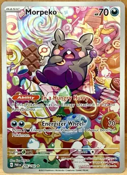 Morpeko 206/182 SV04: Paradox Rift Special Illustration Rare Holo Pokemon TCG - Image 1