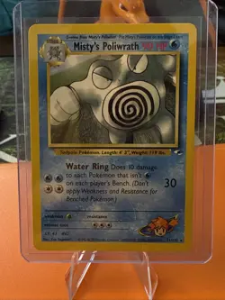 Pokemon TCG Misty's Poliwrath 031/132 Gym Heroes Regular LP Free Shipping! - Image 1