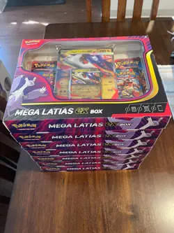 7X Pokemon TCG Mega Latias ex COLLECTION BOX - Image 1