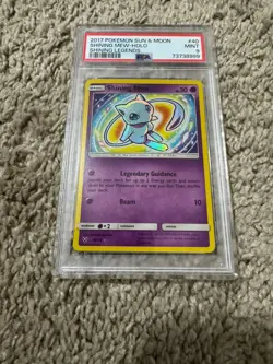 2017 Pokemon Shining Mew Holo PSA 9 40/73 Shining Legends - Image 1