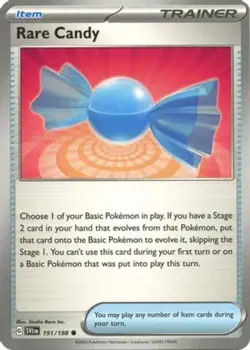 x4 Rare Candy - 191/198 - Common - Reverse Holo Pokemon SV01 Scarlet & Violet Ba - Image 1
