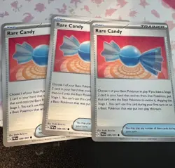 Rare Candy 3x Trainer Playset Item 191/198 Scarlet & Violet Base Pokemon 2023 NM - Image 1