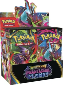 Pokemon TCG | Mega Evolution Phantasmal Flames Booster Box PRE-ORDER - 14/11/25 - Image 1