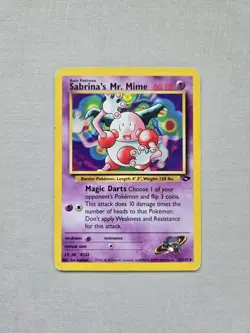 Pokemon TCG Sabrina's Mr. Mime Gym Challenge 59/132 2000 - Image 1