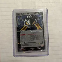 2005 Pokemon ROCKET'S RAIKOU EX #108/107 EX Deoxys Cosmos Holo Rare - Image 1
