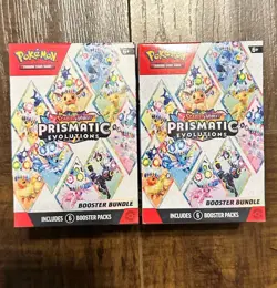 Pokemon Prismatic Evolutions Booster Bundle New Sealed-Lot of 2 - Image 1