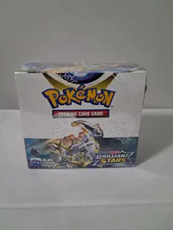Pokemon Brilliant Stars Booster Box Factory Sealed Sword And Shield - Image 1