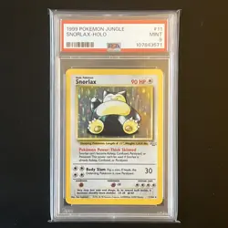 Pokemon - Jungle Set - Snorlax - Holo - 1999 - 11/64 - PSA 9 - Mint - Image 1